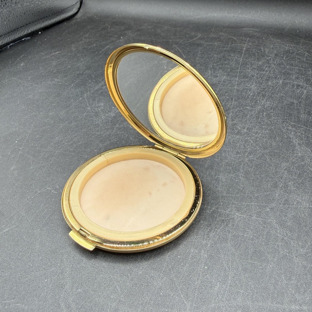 Vintage Stratton England Equestrian Horse Bit Powder Compact Mirror Round 3 In - Picture 12 of 14